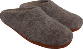 Pure Wool vilt pantoffel Vsl-02 - Antraciet - 37