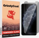 GrizzlyCoat Easy Fit AntiSpy Gehard Glas Privacy Screenprotector voor Apple iPhone XS Max