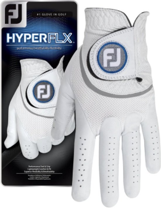 Gant De Golf FootJoy HyperFLX Cuir Blanc – Main Gauche – Taille M/L – Neuf
