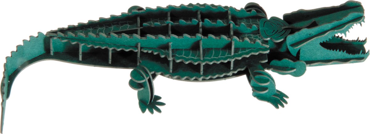 FRIDOLIN 3D Papier Model - Krokodil.