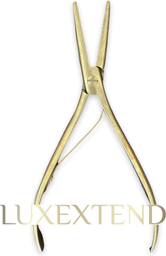 Roestvrijstaal Hair Extension Tape tang Goud Voor plaatsing of