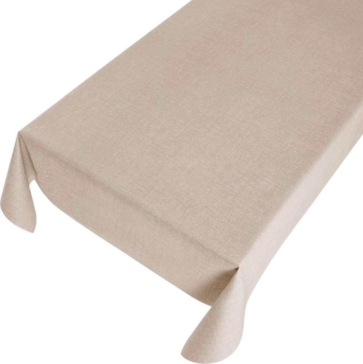 Tafelzeil Linen Look Zand - 140 x 190 cm