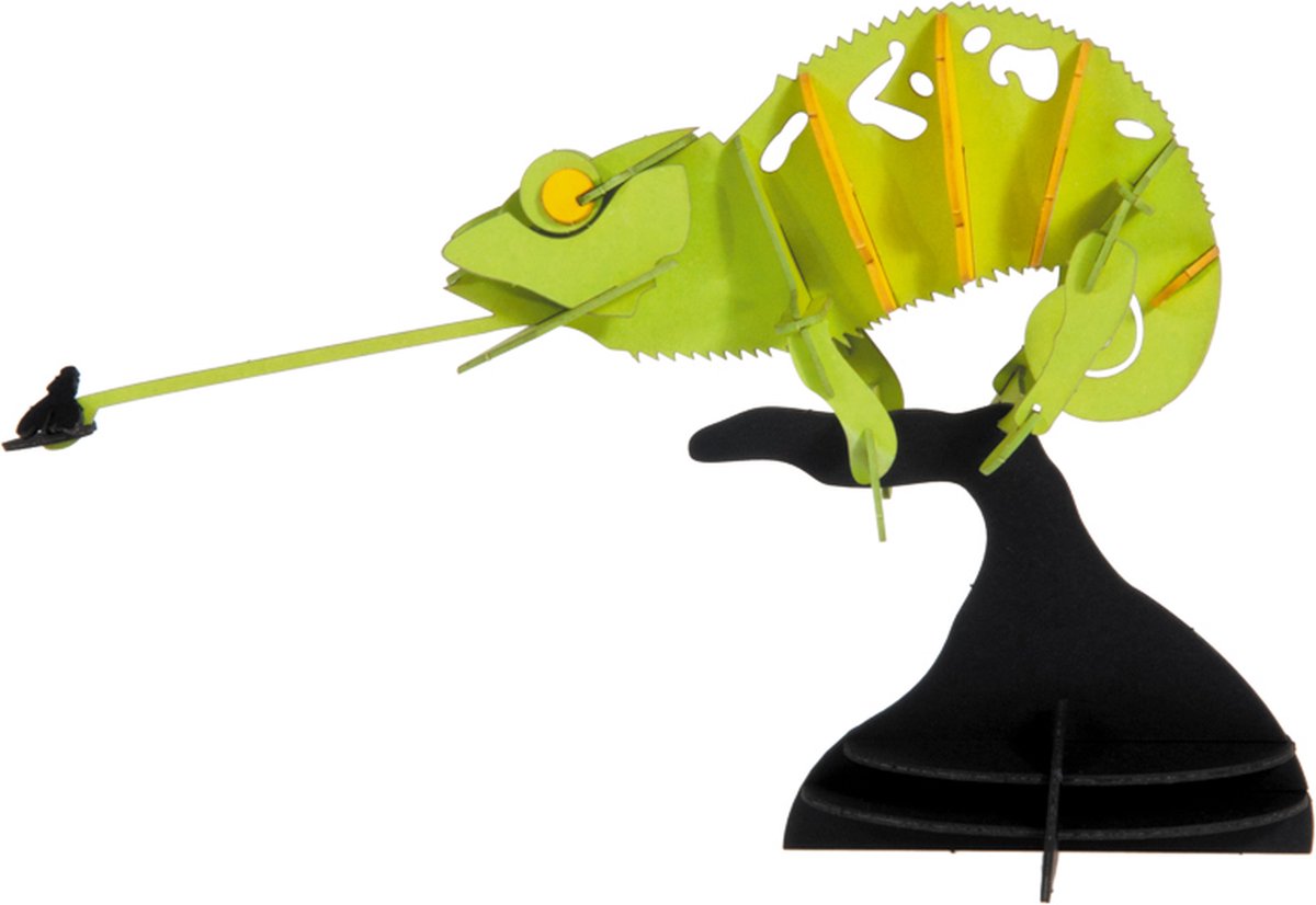 FRIDOLIN 3D Papier Model - Kameleon.