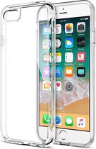 Apple iPhone 6 / 6s Transparant Hoesje – TPU Backcover Back Bescherming Hoes – Protection Cover Case – Telefoonhoesje met Achterkant & Zijkant bescherming – Transparante Beschermho