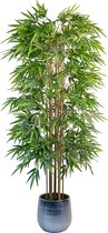 Kamyra® Bamboe Kunstplant - Nep Planten Bamboo Groot - Plant Voor Binnen En Buiten - Decoratie - Duurzaam - 180 × 80 cm
