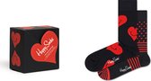 Happy Socks I Heart You 2P Sokken Giftbox - 36-40