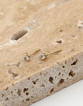 Glow Adora - Oorstekers - Earstud met steen - Premium stainless steel