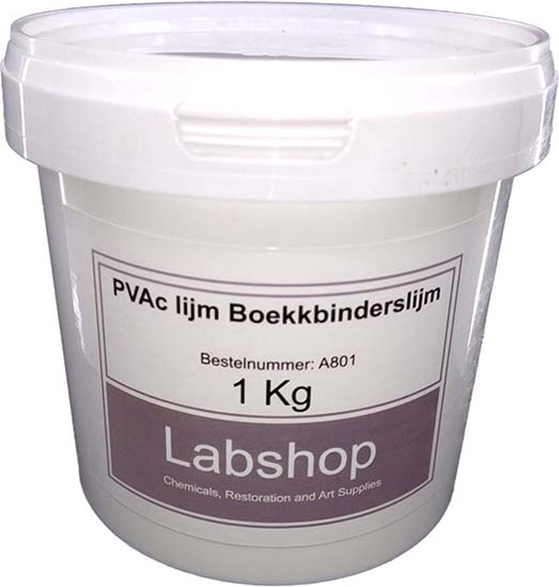 Labshop - PVAc lijm boekbinderslijm 1 kilogram