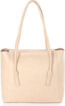 Tas Dames - PU Kunstleer - 45x30x12 cm - Beige