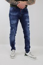 Heren slim fit jeans DSQRRED7 Paint Drops
