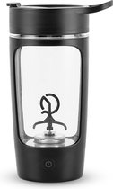 Elektrische Shakebeker - elektrische shakebeker voor het Sporten - Shakebekers - Oplaadbare Proteïne Shaker met Accu - EQURA - 650 ML - Zwart
