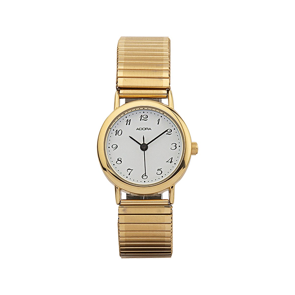 Mooi dames horloge met rekband Goudkleurig AB6032