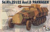 AFV-Club German Sd.Kfz.251/7 Ausf.C Half-Track + Ammo by Mig lijm