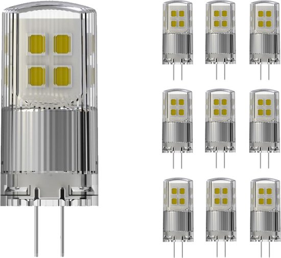 Voordeelpak 10x Noxion Bolt LED Capsule G4 2W 200lm - 827 Zeer Warm Wit | Dimbaar - Vervangt 20W.