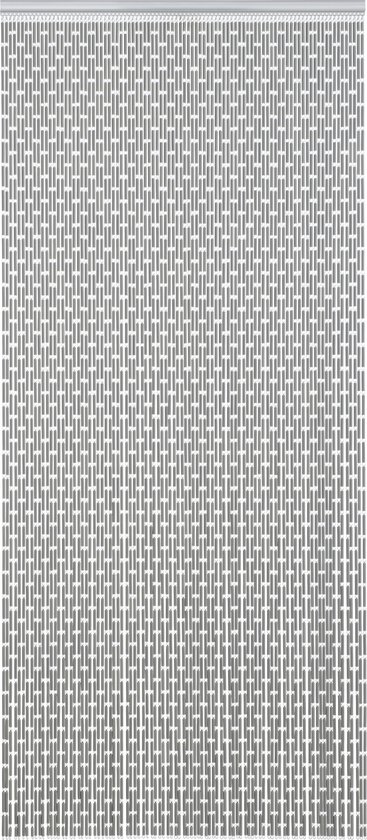 Vliegengordijn Hulzengordijn op Maat Liso ® Zilver Metalic ✔ Kant en Klaar 92 x 209 cm