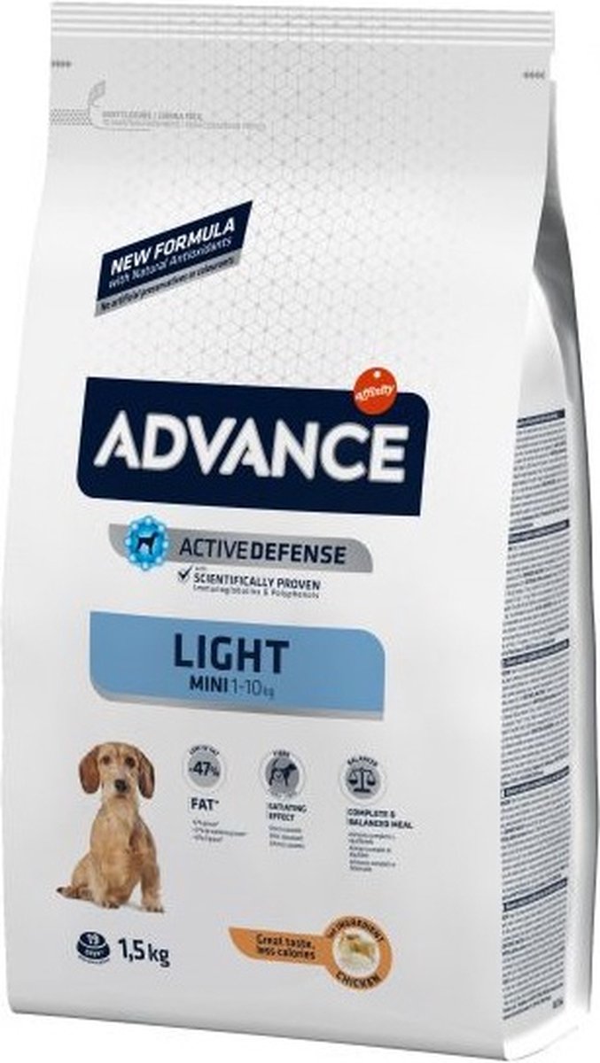 1,5 kg Advance mini light hondenvoer