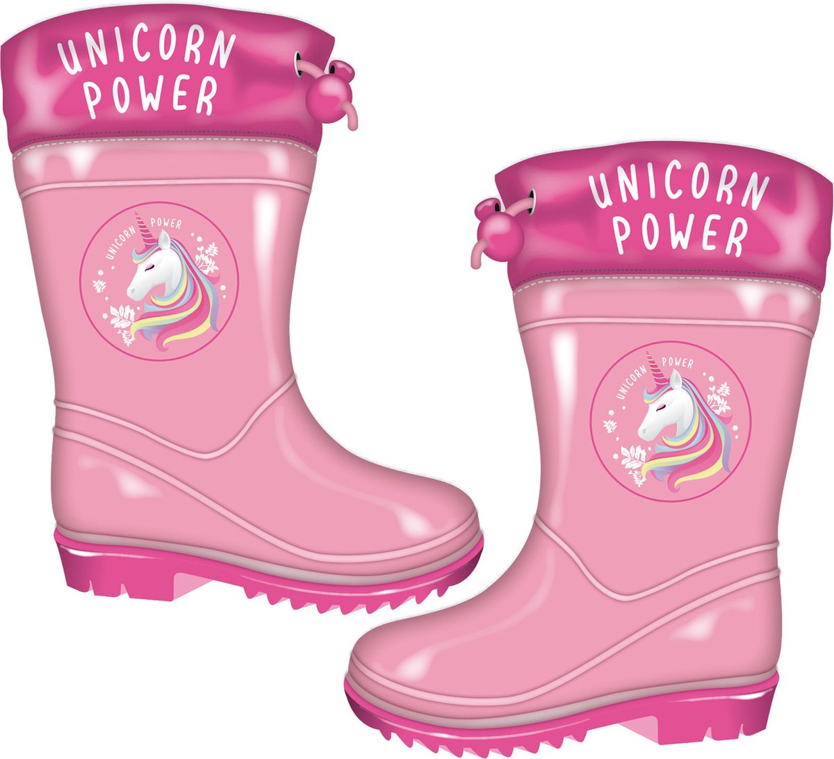 Zaska Regenlaarzen Unicorn Power Meisjes Pvc Roze Maat 26