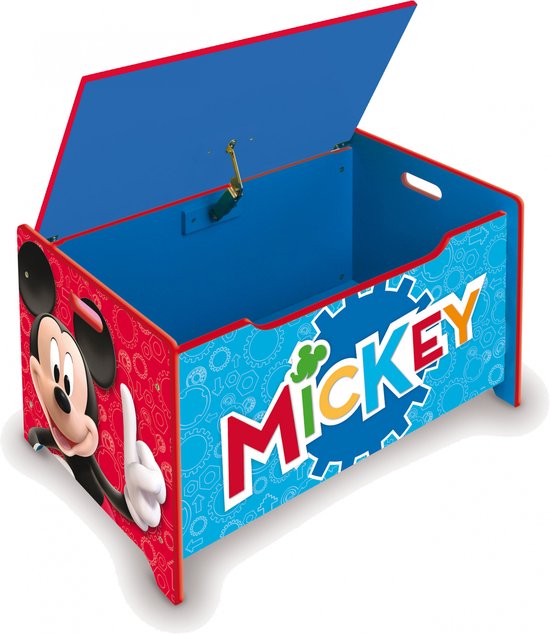 Arditex Opbergkist Mickey Mouse 62,5 X 40 Cm 92 Liter Hout Blauw — afbeelding 3