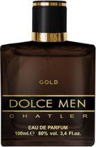 Chatler Eau De Parfum Dolce Men Gold 100 Ml Citrus-fruitig/kruidig