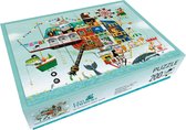 Bekking & Blitz - Puzzel - 200 stukjes - Kunst - Uit het boek "Het eiland van Olifant" - Illustratie kinderboek - Leo Timmers