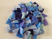 Snippets puzzel Mozaïek steentjes mix Blauw 250 gram