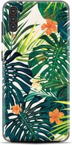 My Style Phone Skin Sticker voor Samsung Galaxy A30s - Jungle Flowers