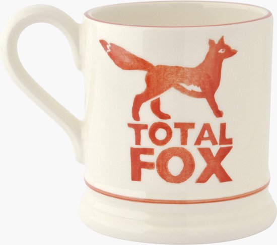 Emma Bridgewater Mug 1/2 Pint Bright Total Fox