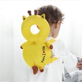Baby hoofdbeschermer kussen - Geel