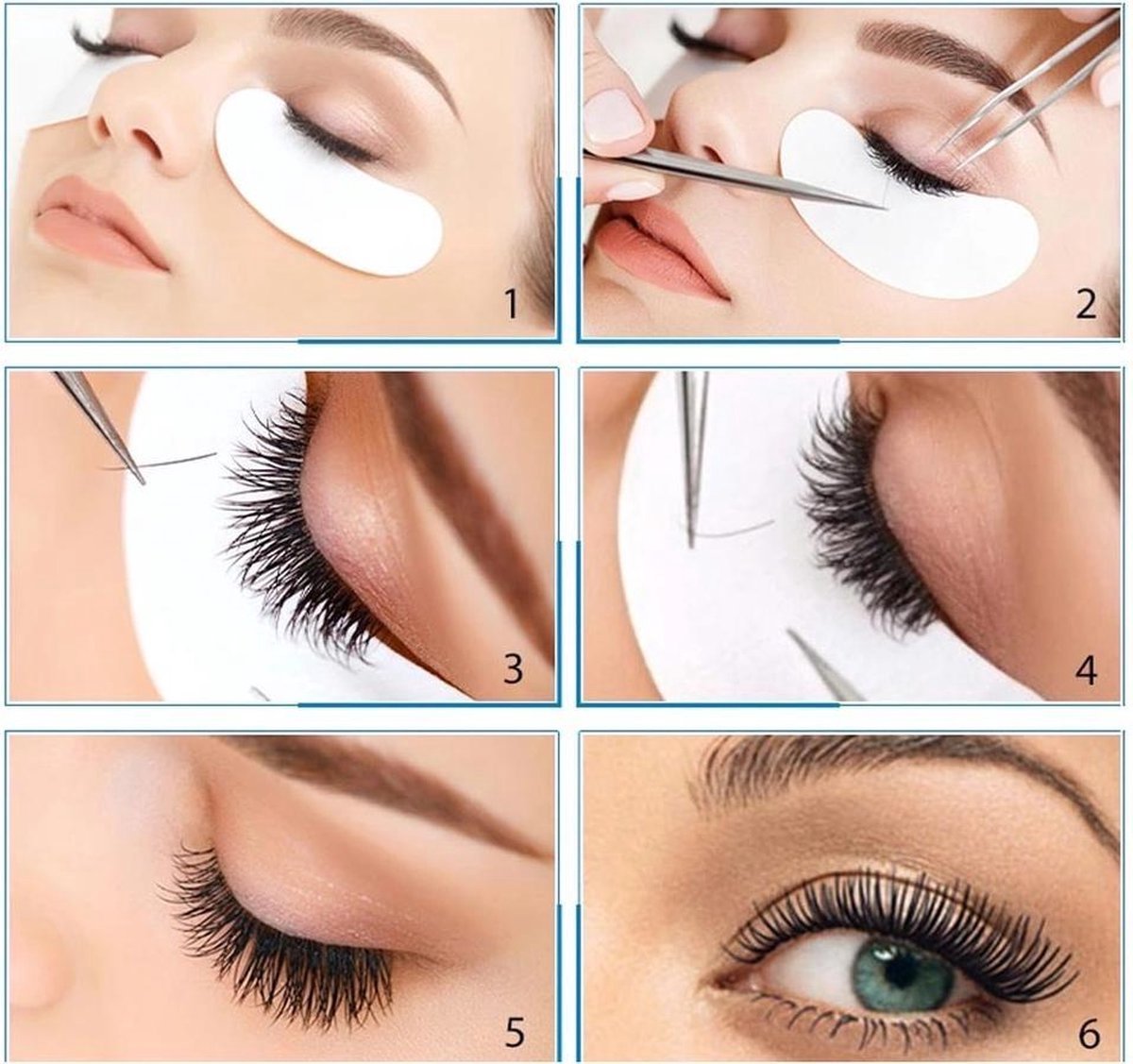 lashes & beauty 200 stuks 100 paar - eye patches -WIMPEREXTENSION - EYEPADS - OOGKUSSENS - PLUISVRIJ eye pads