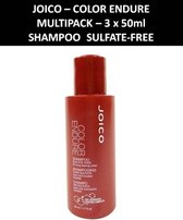 Joico Colour Endure Shampoo Sulfate Free - 50 ml for long-lasting color - 3x50ml