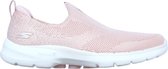 Skechers Go Walk 6 Dames Instappers - Lichtroze - Maat 42