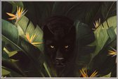 JUNIQE - Poster met kunststof lijst Panther -30x45 /Groen