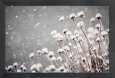 JUNIQE - Poster in houten lijst Watching Snow Settle @PixLifePhoto