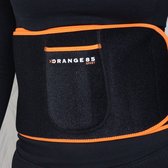 Orange85 Zweetband - Buik - Afvallen - Oranje - Afslankband - Waist - Trainer - One-size - 113cm - Neopreen
