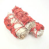 Witte Salie & Dragons Blood smudge stick 12 cm. (20-30 gram), per stuk