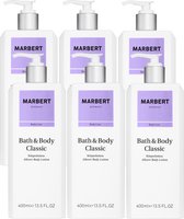 Marbert Basth & Body Classic PAKKET van 6x Body Lotion 400 ml