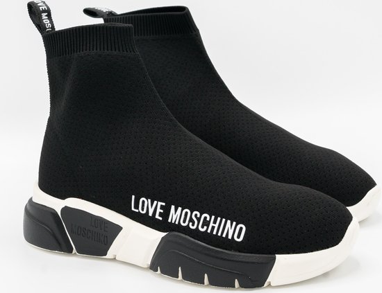 Dames Sneakers voor Moschino Enkellaarzen Ja15033g1diz0000 in het Zwart  Dames Schoenen voor voor Sneakers voor Hoge sneakers allware.com.br