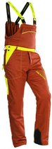 FRANCITAL Prior kettingzaagoverall - tuinbroek klasse 1- rood/geel - Maat: XXL - Rood Geel