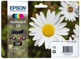 Compatibele inktcartridge Epson Multipack T18 Geel Zwart Cyaan Magenta