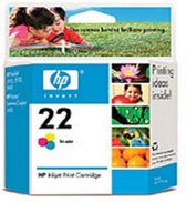 Originele inkt cartridge HP 22 (C9352AE) Tricolor Geel Cyaan Magenta Ja