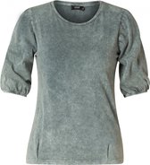 YESTA Hera Jersey Shirt - Washed Grey - maat 1(48)