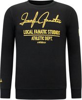 Heren Sweater - Athletic Dept. - Zwart / Goud