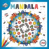 Colouring Book - Kleurboek - Mandala - Voertuigen, Verkeer en Verkeerslichten - 24 Pagina's