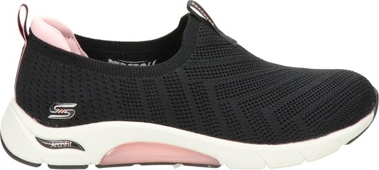 Skechers Skech Air Arch Fit dames instapschoenen - Zwart - Maat 39 | bol.com