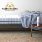 Golden Bedden - eenperson - 90x200x25 cm Koudschuim HR 45 medium - Anti-allergische wasbare hoes met rits.