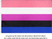 Genderfluid Vlag 150x90CM - Genderqueer - QC - Genderfluide - Polyester