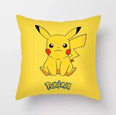 Pokemon Kussenhoes - Pikachu - 45 x 45 cm - Populaire game - Geel