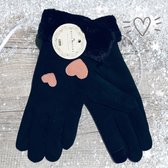 Winter handschoenen CUPIDO van BellaBelga - zwart