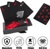 Afbeelding van het spelletje Luxe Speelkaarten Waterdicht | Special Edition Pokerkaarten - Poker Kaartspel - Spel Kaarten | Rood/Zwart
