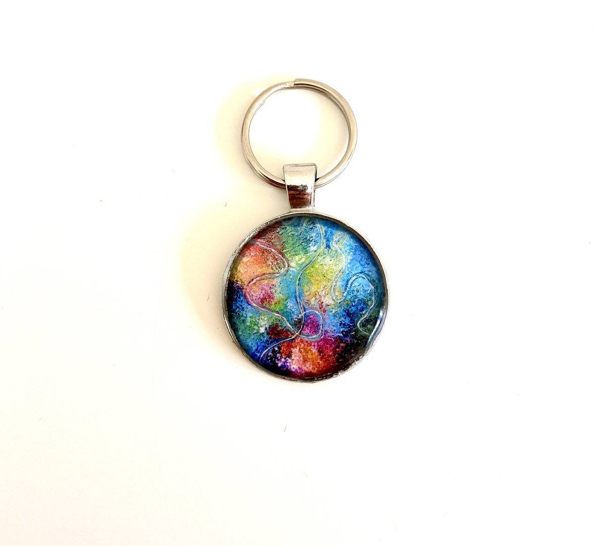 Lysel Handmade Sleutelhanger Art 'Bevrijd je Kleuren'